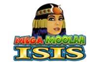 Mega Moolah Isis Logo mit der Aufschrift