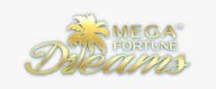 Mega Fortune Dreams Logo Schriftzug