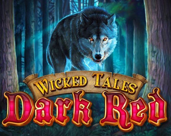 Wicked Tales: Dunkelrotes Logo grau