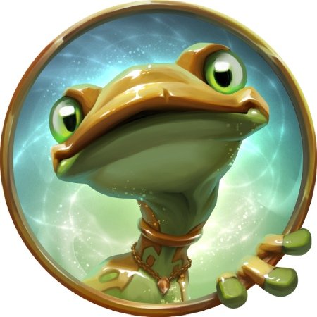 Frosch aus dem Slot Wild Tome of the Wod