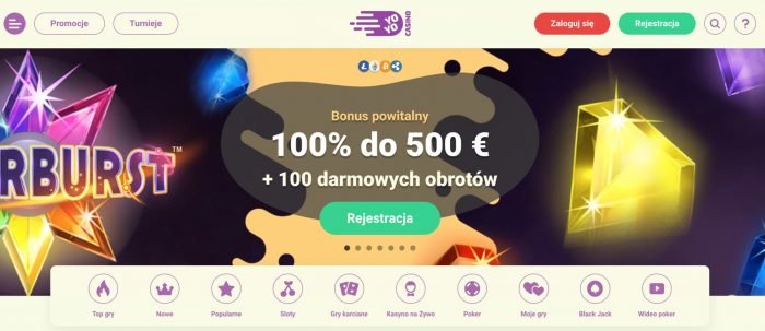 Yoyocasino neues Design